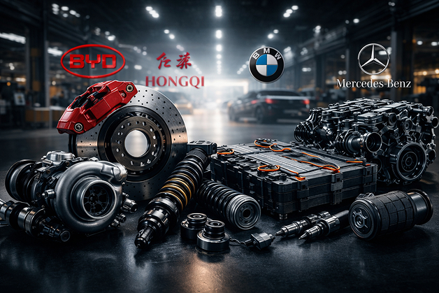 Automotive parts and vehicle components